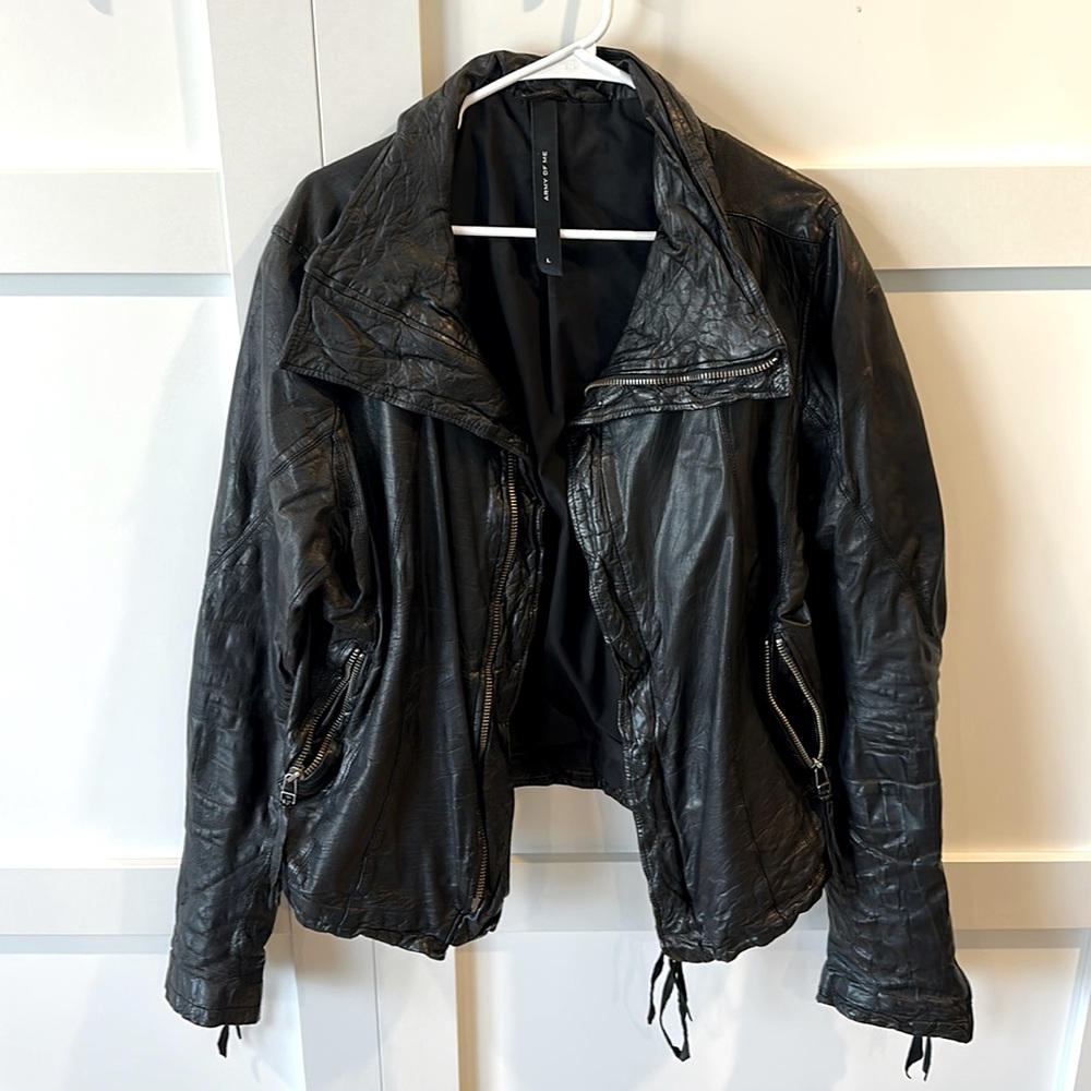 Army of Me leather coat 💀🦾